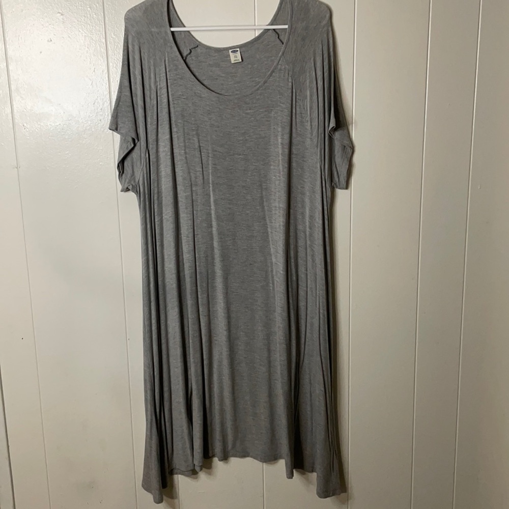 Grey flowy dress